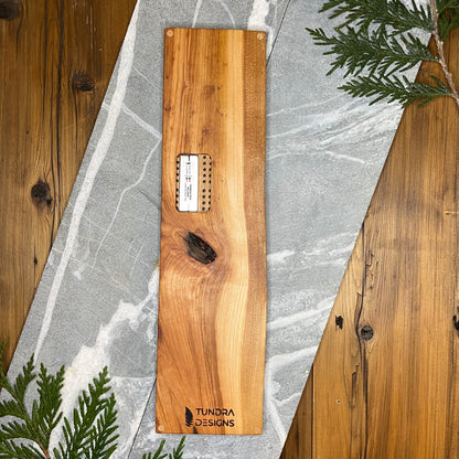 Black Tusk Live Edge Cherry Wood Cribbage Board