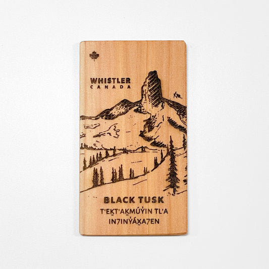 Black Tusk Whistler Magnet