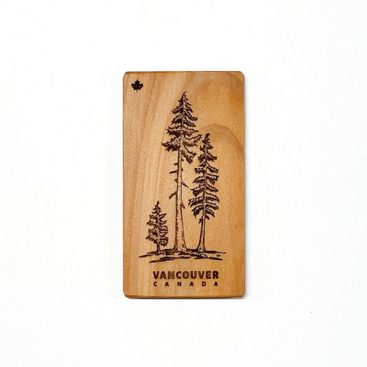 3 Hemlock Trees Magnet