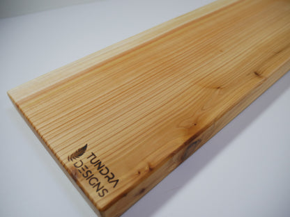 Large Cedar Charcuterie Board with Aviator Handle